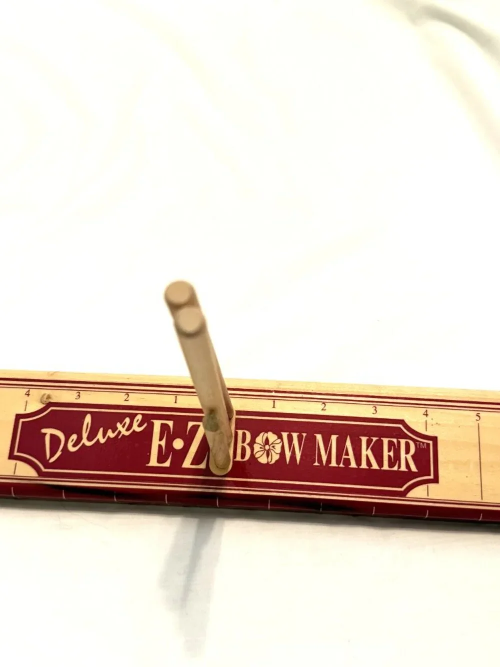 Deluxe EZ Bow Maker w/ Ribbon Spool Holder Cottagecore Vintage Christmas